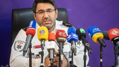 استقرار آمبولانس‌های اورژانس تهران در نمایشگاه کتاب