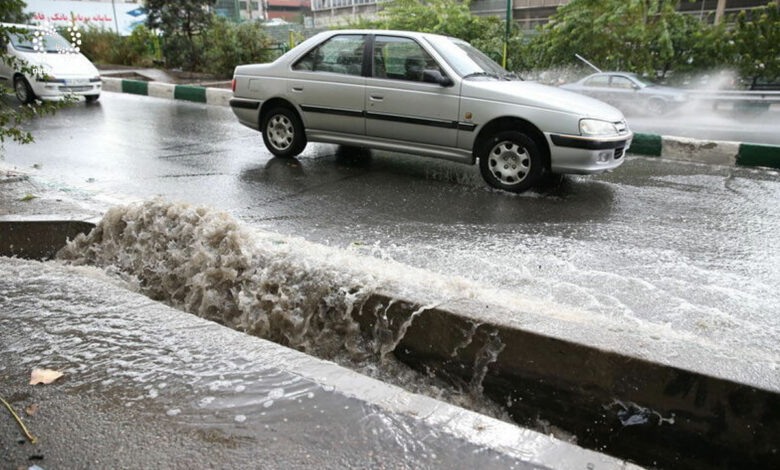 رگبار شدید باران در این استانها / طوفان در راه است