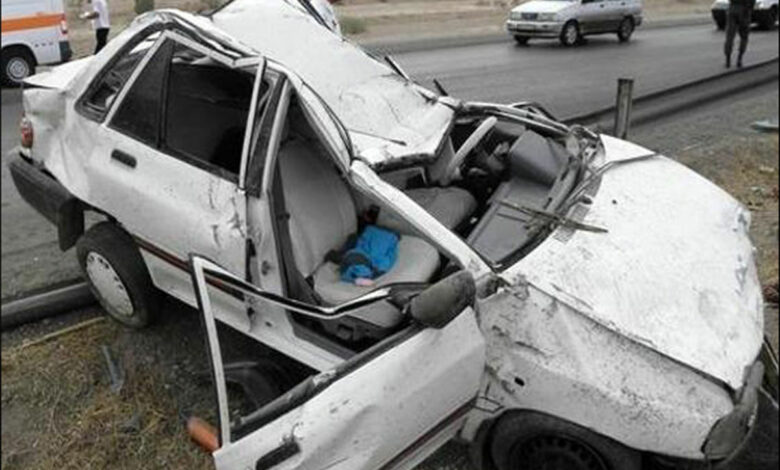 سقوط سنگ در جاده کندوان حادثهساز شد