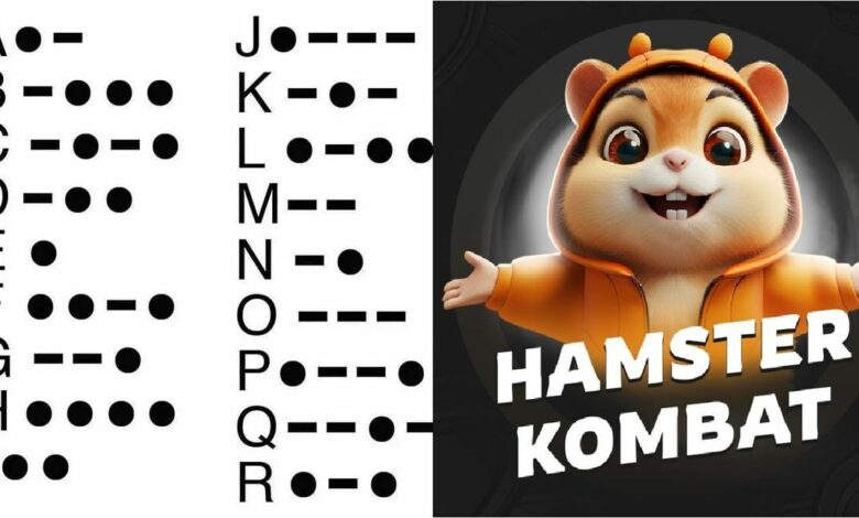 کد مورس همستر کامبت امروز ۱۹ خرداد