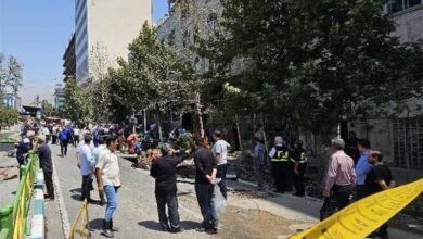 یک مصدوم در حادثه فرونشست زمین در میدان ونک