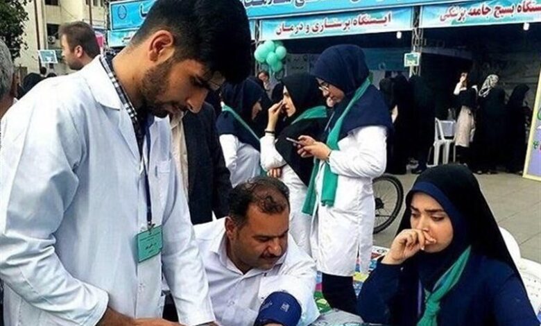 درمانگاه تخصصی در خدمت زائران اربعین در عمود 244