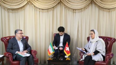 ظفرقندی در دیدار با سفیر سوئیس: تحریم‌ نباید شامل داروها شود