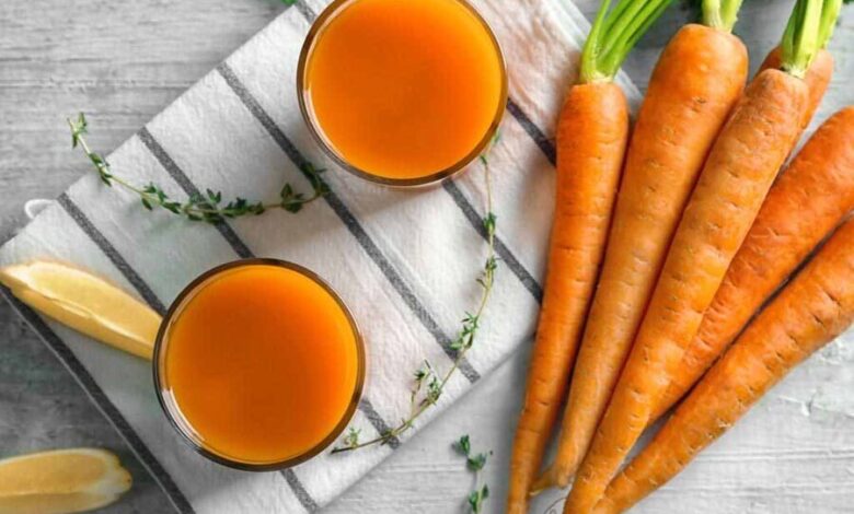 آب هویج باعث چاق شدن می شود؟