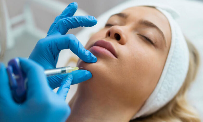 تزریق پرکننده چانه