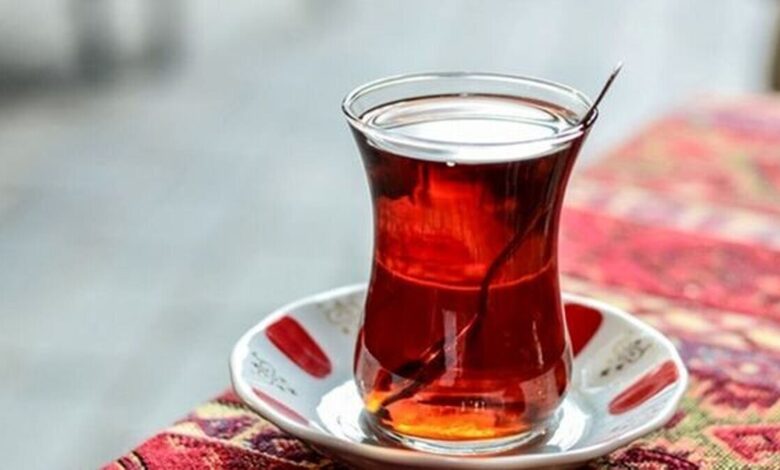 تمام مصرف چای پررنگ