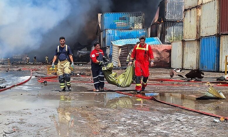 آخرین وضعیت امدادرسانی هلال احمر پس از حادثه بندر رجایی