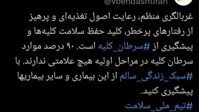 اصول تغذیه ، پیشگیری از سرطان کلیه با سبک زندگی سالم