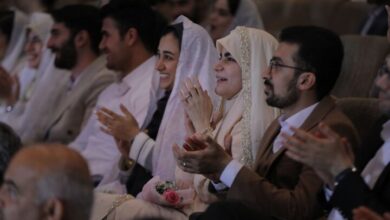 جشن ازدواج زوج دانشجویی در تهران برگزار شد