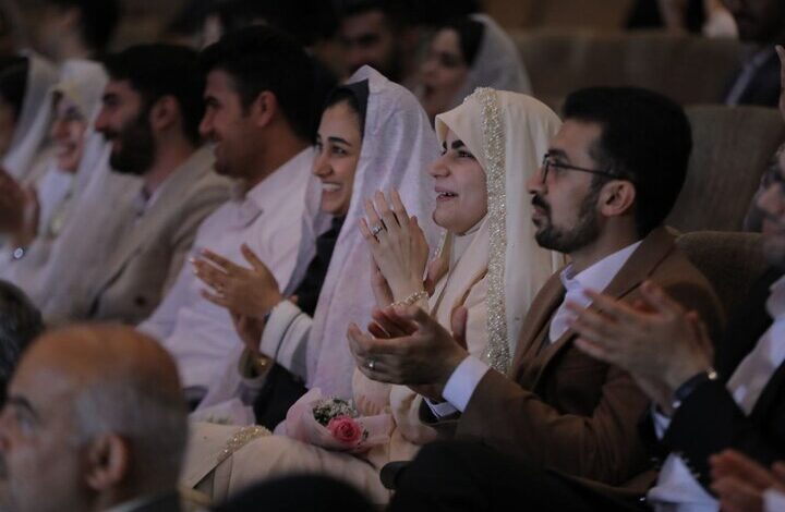 جشن ازدواج زوج دانشجویی در تهران برگزار شد