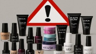 انتشار اسامی محصولات آرایشی ناخن غیر مجا