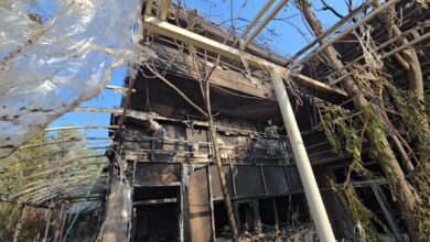 آتش سوزی در ساختمان اداری بیمارستان در تهران