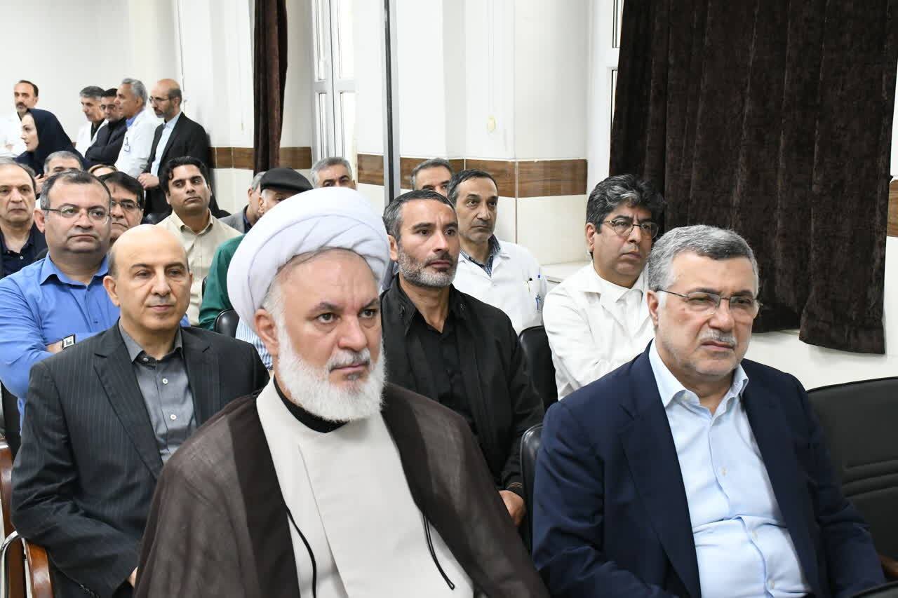 یادبود شهید شیروانی با وزیر بهداشت + عکس
