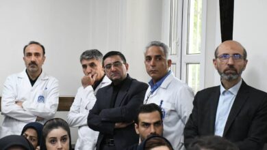 یادبود شهید شیروانی با وزیر بهداشت + عکس