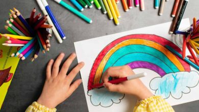 تفاوت بین نقاشی کودکان شاد و غمگین چیست؟