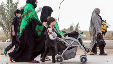 ۲ روش سریع ضد عفونی دست در پیاده روی Arbaeen