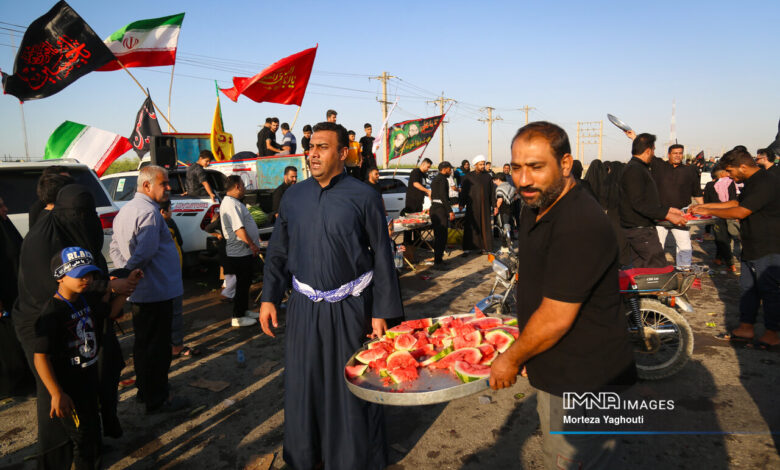 زائران arbaeen از غذای خشک و کنسرو استفاده می کنند