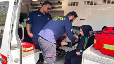 خدمت به کارشناسان اورژانس تهران در مارس Arbaeen Jama'at