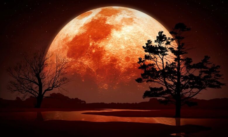 ماه خونین 1 سپتامبر | نشانه گرفتگی خونین چیست؟