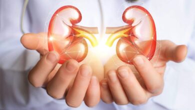 تغذیه بازیگر زن پنهان در مبارزه با سرطان کلیه