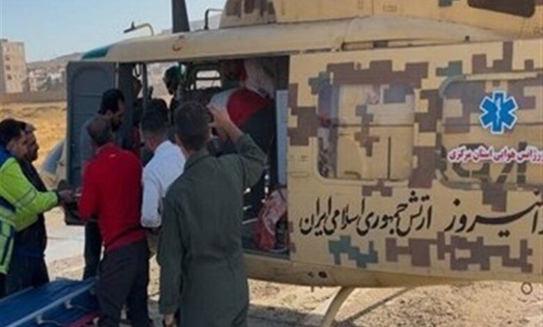 امداد رسانی به حادثه سقوط بالگرد در اشترانکوه به پایان رسید