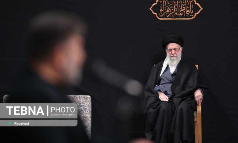 خبرگزاری سلامت - اولین شب مراسم عزاداری شهادت حضرت زهرا(س)با حضور رهبر انقلاب