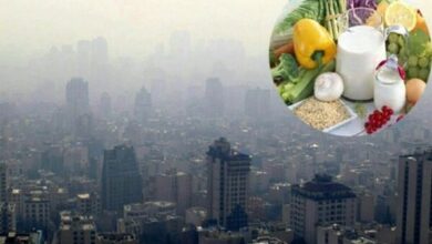 راهکارهای تغذیه ای برای مقابله با آلودگی هوا