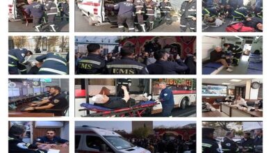 حضور اورژانس تهران در مراسم تشییع 300 شهید گمنام - خبرگزاری مهر ایران و جهان