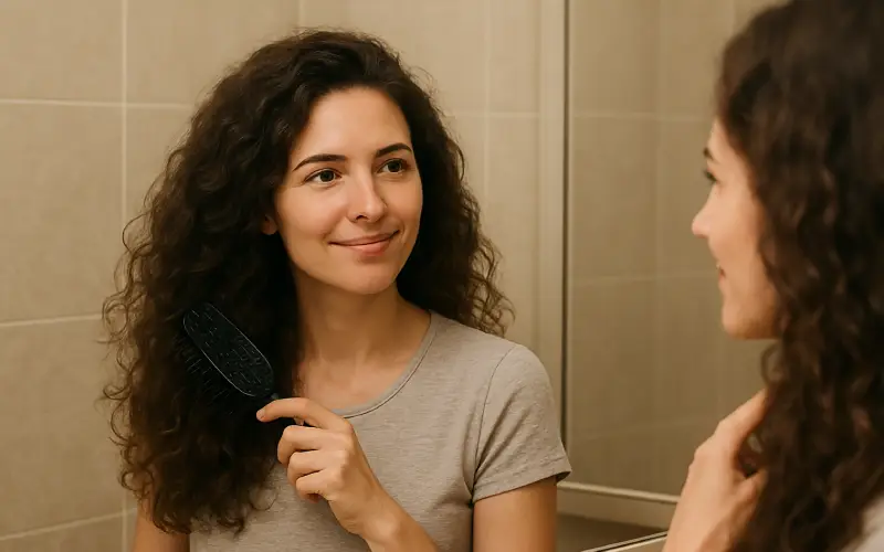 موهای پرپشت و طبیعی