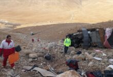 آخرین وضعیت تصادف واژگونی اتوبوس تهران - یاسوج; 4 کشته و 17 زخمی - خبرگزاری مهر ایران و جهان