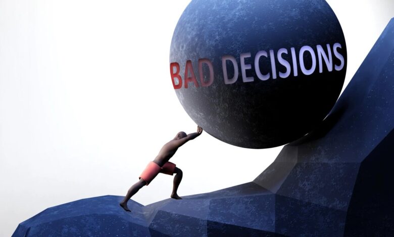 چرا برخی افراد تصمیمات اشتباه را بارها و بارها تکرار می کنند؟