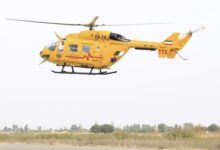 اقتتاح ۳۳ پد باالگرد اورژانس