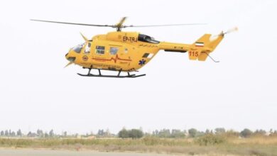 اقتتاح ۳۳ پد باالگرد اورژانس