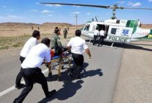 انتقال مصدوم سقوط از ارتفاع با هواپیمای اورژانس استان تهران - خبرگزاری مهر ایران و جهان