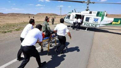 انتقال مصدوم سقوط از ارتفاع با هواپیمای اورژانس استان تهران - خبرگزاری مهر ایران و جهان