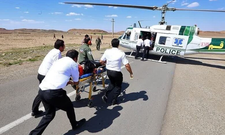انتقال مصدوم سقوط از ارتفاع با هواپیمای اورژانس استان تهران - خبرگزاری مهر ایران و جهان