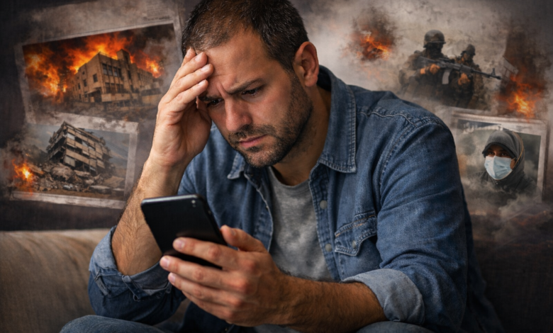 تاثیر اخبار منفی بر مغز; چرا پیگیری مداوم اخبار باعث اضطراب می شود؟ - تسلیم نشو