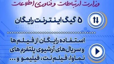 هدیه نوروزی وزارت ارتباطات به مردم/ ۵ گیگ نت و آرشیو سریال رایگان