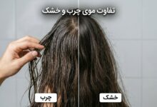 تفاوت بین موهای خشک، معمولی و چرب