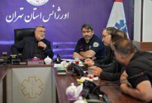 حضور ظفر قندی در مرکز عملیات بحران اورژانس