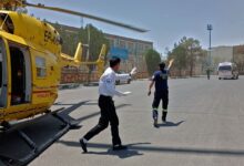 حمل و نقل هوایی مادر باردار و بیمار قلبی در مراسم تشییع - خبرگزاری مهر ایران و جهان