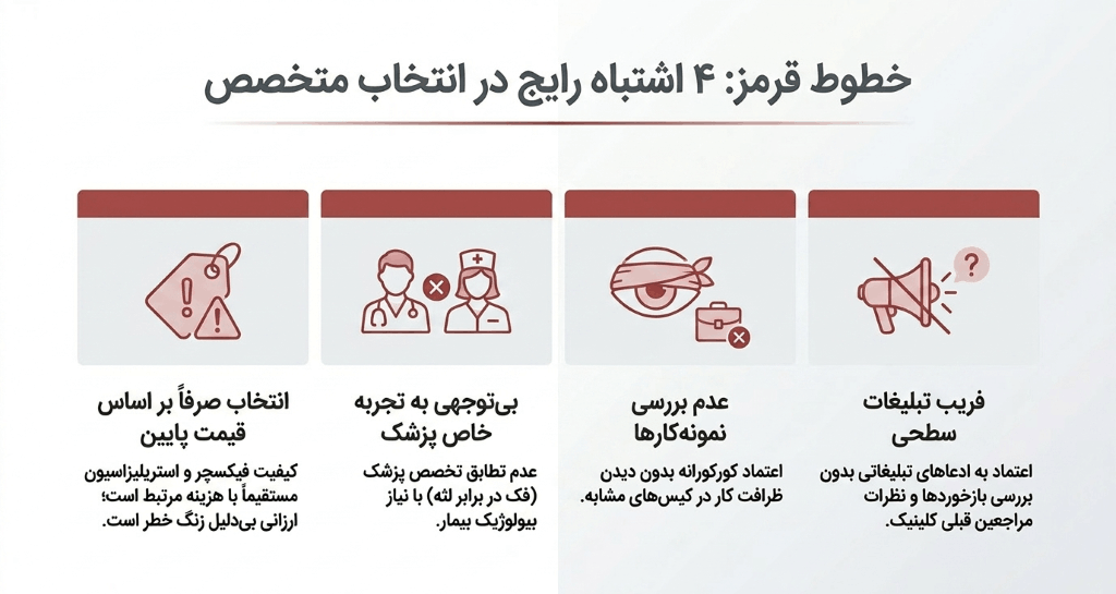 اشتباهات رایج در انتخاب جراح ایمپلنت تهرانپارس