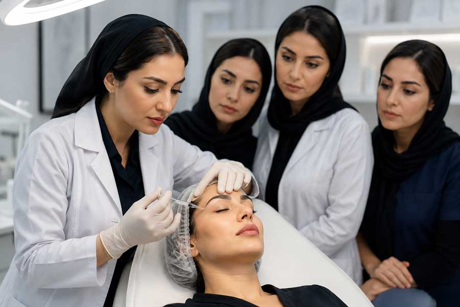 آموزش ژل و بوتاکس در تهران با مدرک معتبر + ورود به بازار کار